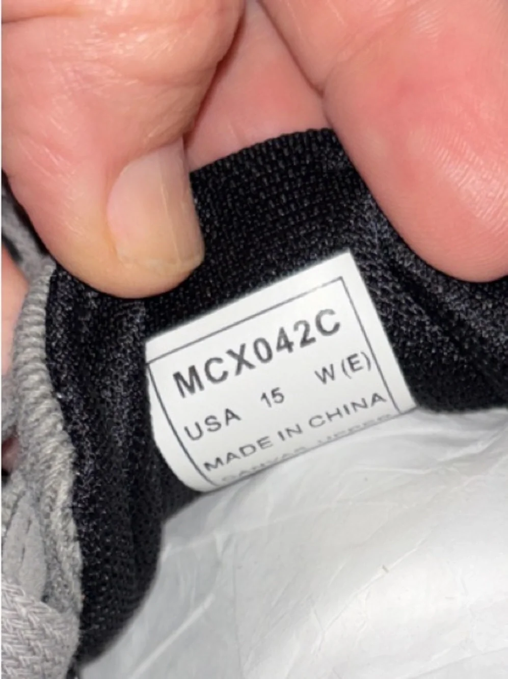 Propet Men’s Casual Gray Canvas Lace-Up Shoe Sz 15W NEW IN BOX